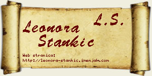 Leonora Stankić vizit kartica